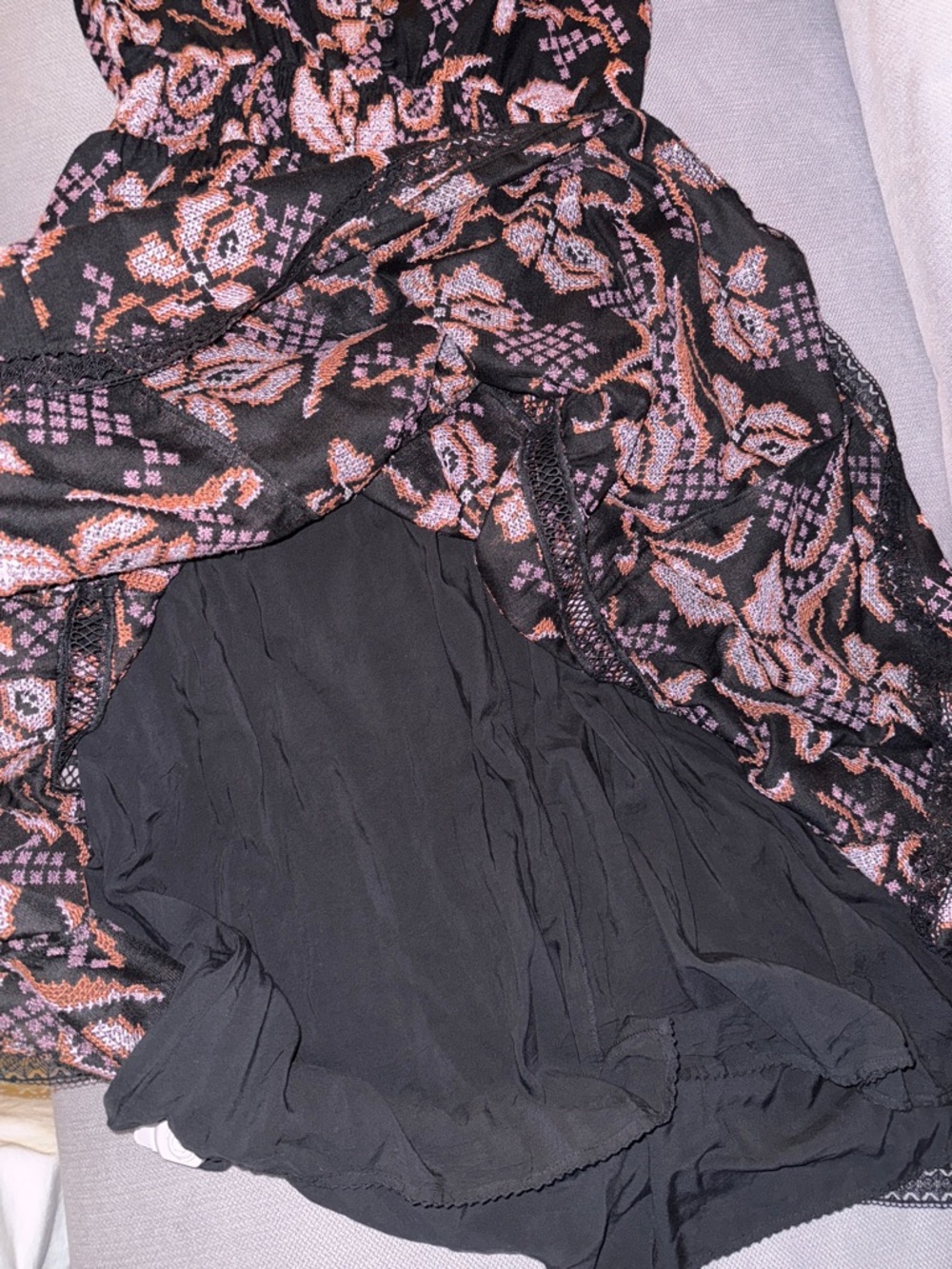 Anthropologie Embroidered Maxi Dress Size L - Picture 11 of 14